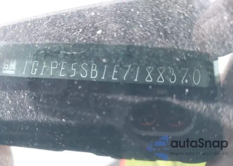 2014 Chevrolet Cruze 2Lt Auto from USA, damaged, VIN 1G1PE5SB1E7188370